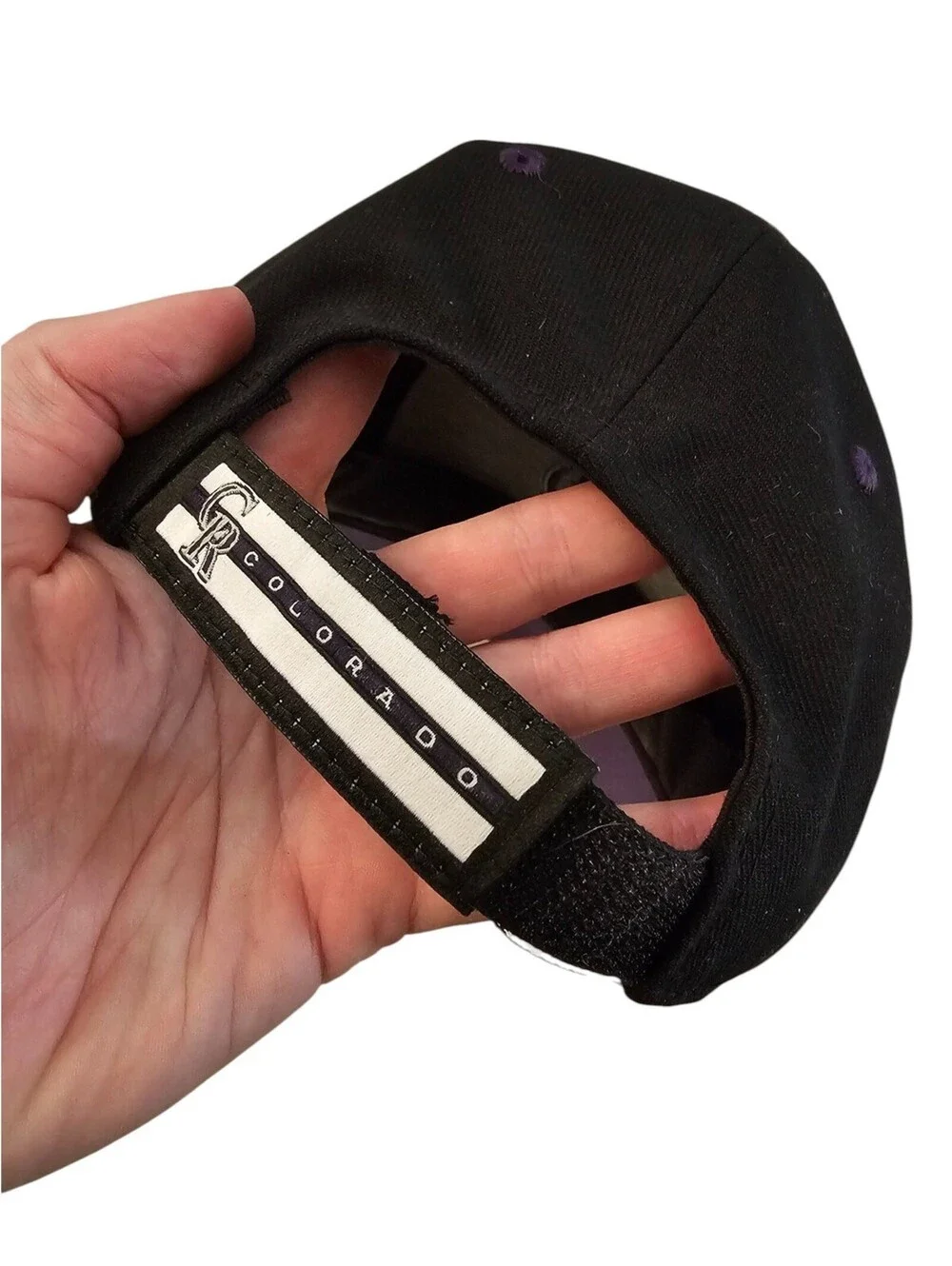 Colorado Rockies MLB Baseball Fan Favorites Strapback Baseball Hat Black